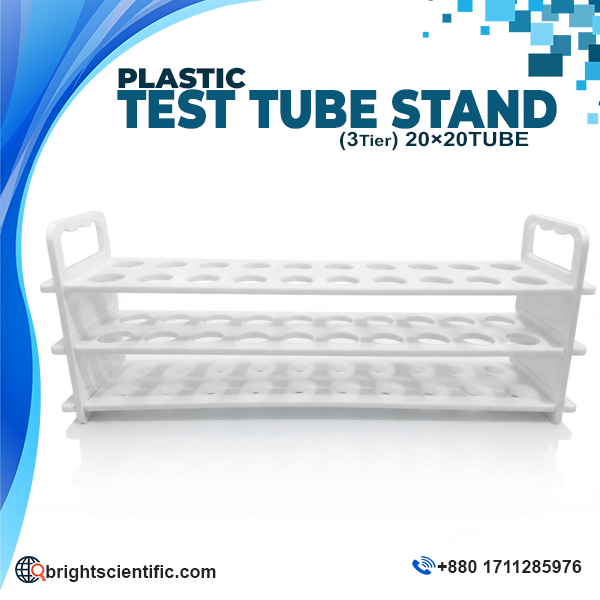 POLYLAB Plastic Test Tube Stand (3 Tier, 20×20 Tube)