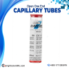 Capillary Tubes (Open One End) 75mm Sodium Heparin, 100 Tubes per Vial, Made in Germany for Micro-Hematocrit Blood Collection