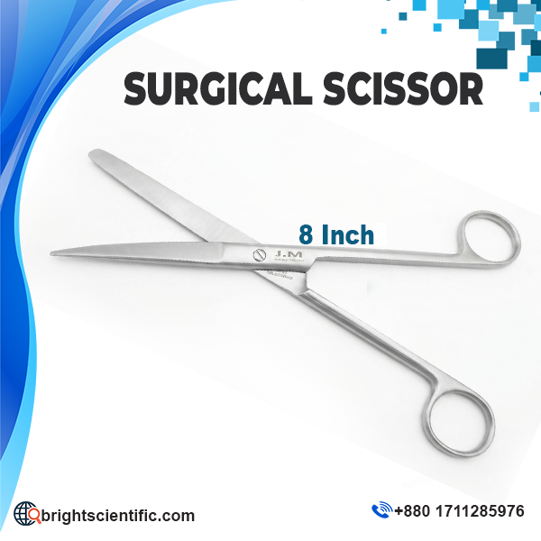 Surgical Scissor 8 Inch stainless steel surgical cutting scissors