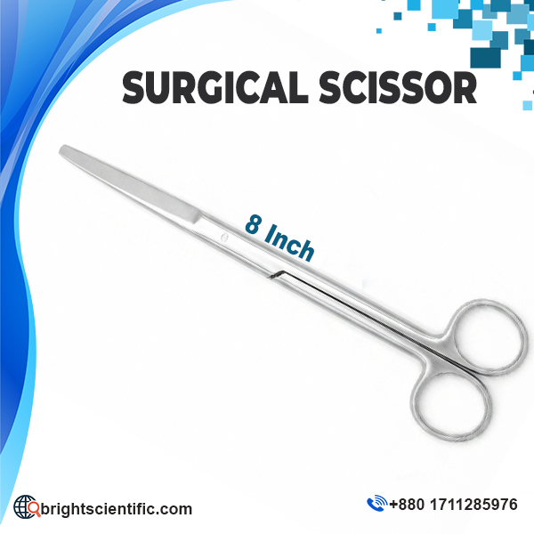 Surgical Scissor 8 Inch stainless steel surgical cutting scissors