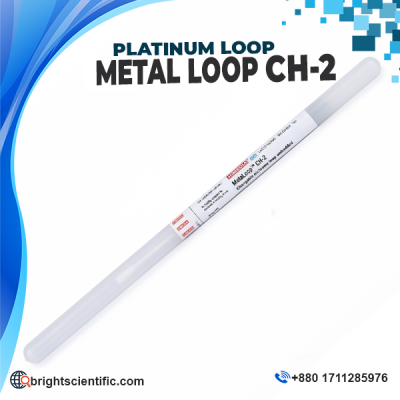 HiMedia MetalLoop CH-2 reusable nichrome inoculating loop with heat-resistant handle for microbiology laboratory applications.