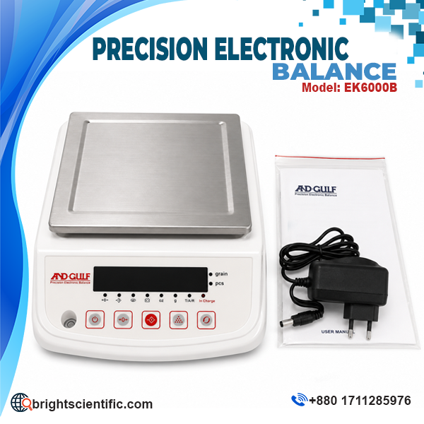 AND Gulf EK6000B Digital Precision Balance 6000g Capacity 0.1g Readability