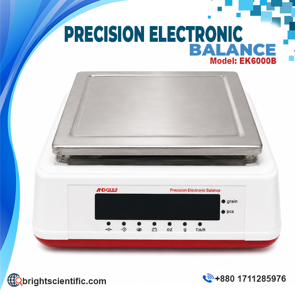 AND Gulf EK6000B Digital Precision Balance 6000g Capacity 0.1g Readability