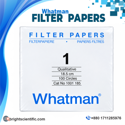Whatman Filter Papers 18.5 CM Grade 1 Qualitative Filter Paper 100 Circles Cat No 1001 185