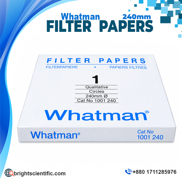 Whatman Filter Papers 240 MM Grade-1 Qualitative 100 Circles