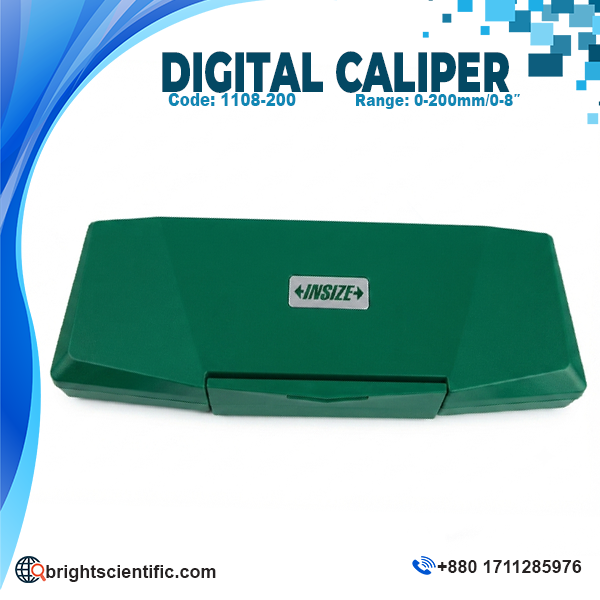 Digital Slide Caliper 0-200mm Insize 1108-200