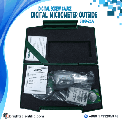 INSIZE Digital Outside Micrometer 3109-25A 0-25mm
