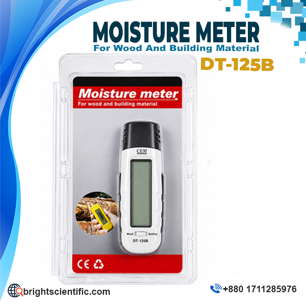 CEM DT-125B Moisture Meter for Wood and Construction Materials