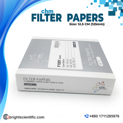 CHM Filter Papers 12.5 CM – F1001 Grade