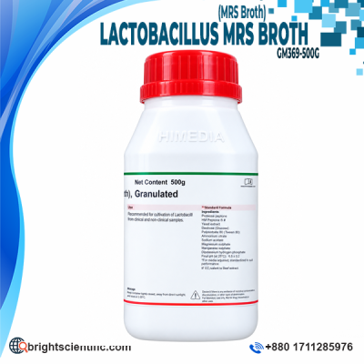 Lactobacillus MRS Broth Granulated 500Gm HiMedia GM369