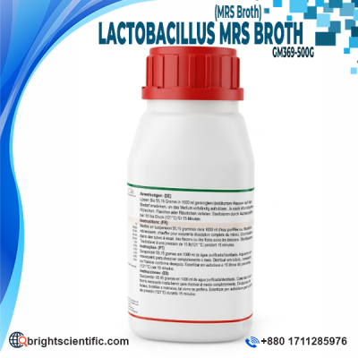 Lactobacillus MRS Broth Granulated 500Gm HiMedia GM369