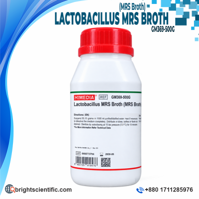 Lactobacillus MRS Broth Granulated 500Gm HiMedia GM369