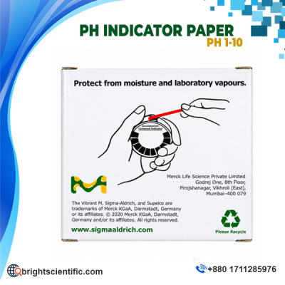pH Indicator Paper pH 1–10 Universal Indicator Roll 4.8m
