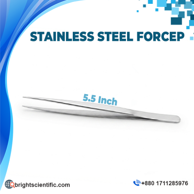 Dressing Forceps Stainless Steel 5.5 Inch for Medical and Laboratory Use