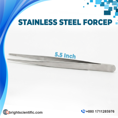 Dressing Forceps Stainless Steel 5.5 Inch for Medical and Laboratory Use