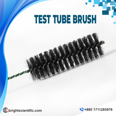 8 Inch Test Tube Brush for Laboratory Glassware Cleaning
