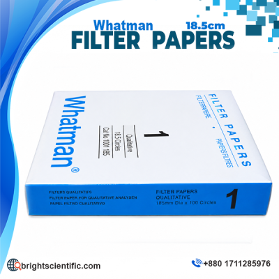 Whatman Filter Papers 18.5 CM Grade 1 Qualitative Filter Paper 100 Circles Cat No 1001 185