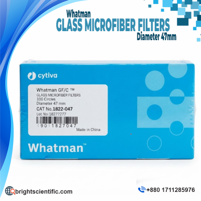 Whatman Glass Microfiber Filters GF/C 1.2um 47mm 100 Circles