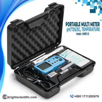 Hanna HI9811-51 Portable pH/EC/TDS/Temperature Meter