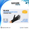 Black Hand Gloves Small Size 100 Pcs Nitrile Powder Free