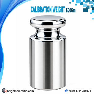 Calibration Weight 500Gm for Laboratory Balance and Precision Weighing