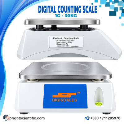 Digital Counting Scale 30kg × 1g DIGISCALES Germany Model M-ACS0030G/C