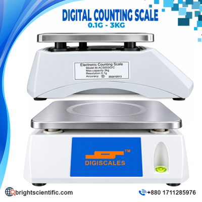Digital Counting Scale 0.1–3kg DIGISCALES Germany Model M-ACS003G/C