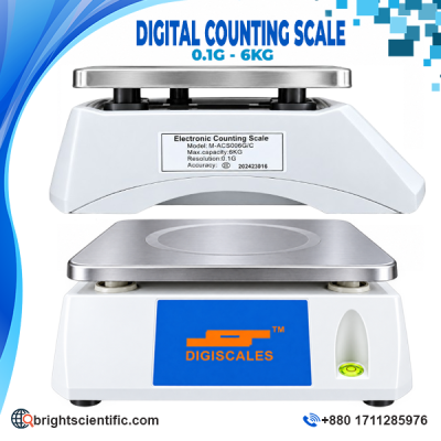 Digital Counting Scale 0.1–6kg DIGISCALES Germany Model M-ACS006G/C