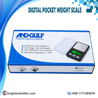 Digital Pocket Scale AT-300g/0.01g with 300g Capacity and 0.01g Readability