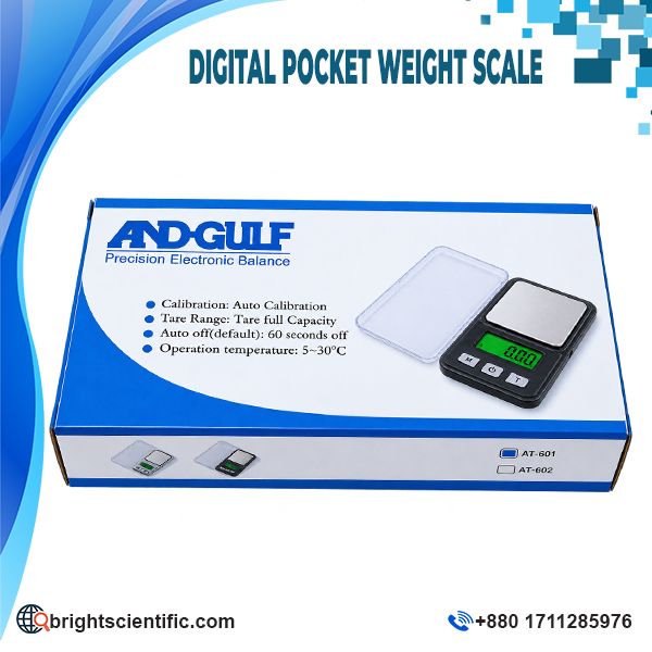 Digital Pocket Scale AT-300g/0.01g with 300g Capacity and 0.01g Readability