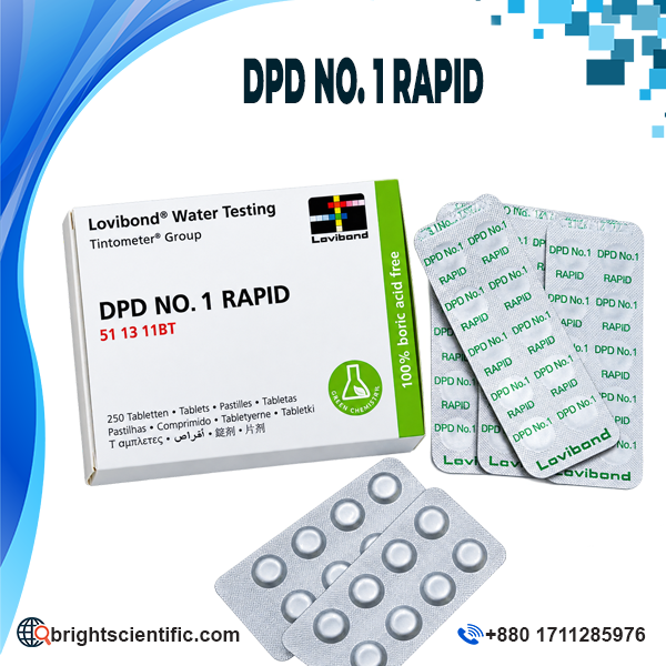 Lovibond DPD No. 1 Rapid Tablet Reagents 10 PCS for free chlorine water testing in Bangladesh