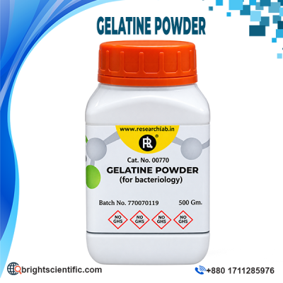 Gelatine Powder 500 Gm for Bacteriology