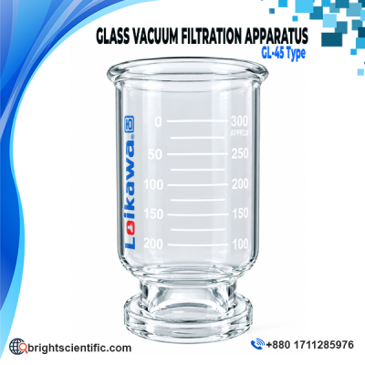 Glass Vacuum Filtration Apparatus GL-45 Type with 1000mL Flask
