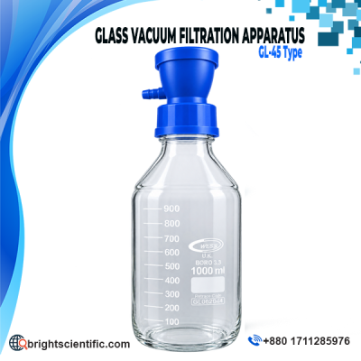 Glass Vacuum Filtration Apparatus GL-45 Type with 1000mL Flask