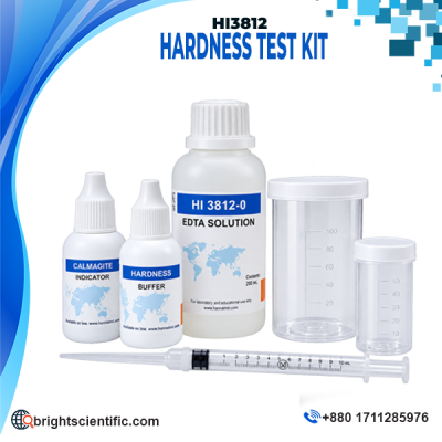 Water Hardness Test Kit HI3812 by Hanna Instruments for total water hardness testing