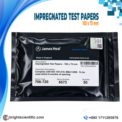 James Heal Impregnated Test Papers 100 × 75 mm