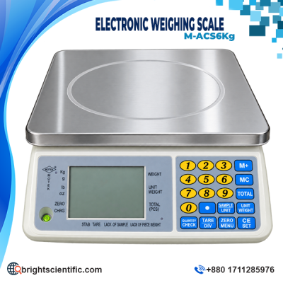 Digital Counting Weight Scale M-ACS Series with 6kg Capacity and 0.1g Readability