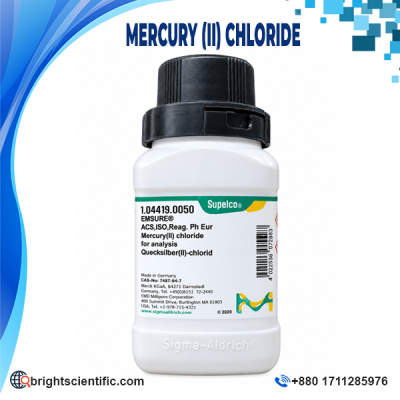 Mercury (II) Chloride 25Gm, CAS No. 7487-94-7 laboratory chemical by Bright Scientific