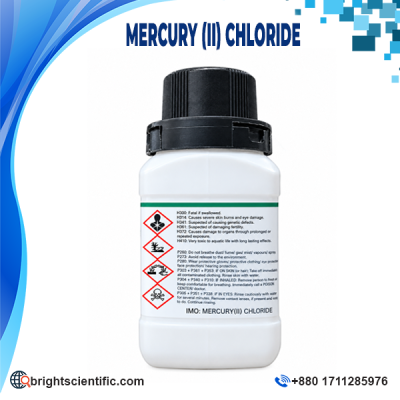 Mercury (II) Chloride 25Gm, CAS No. 7487-94-7 laboratory chemical by Bright Scientific