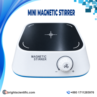 C1 Mini Magnetic Stirrer with Adjustable Speed Control, 3000 mL Capacity