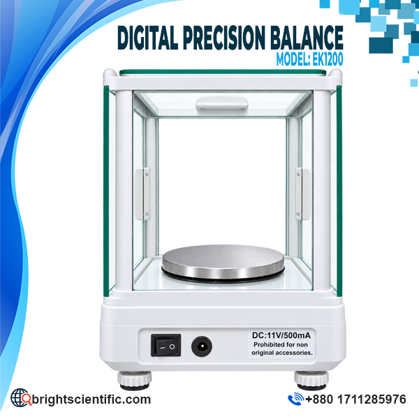 AND Gulf EK-1200 Precision Electronic Balance 1200g with 0.01g Readability