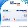 Dermagrip Ultra Nitrile Hand Gloves S Size Blue Color Powder Free
