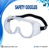 Safety Goggles with Clear Protective Lens and Adjustable Elastic Strap