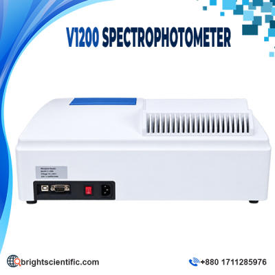 Spectrophotometer V1200 Visible Type 320–1100 nm for laboratory analysis
