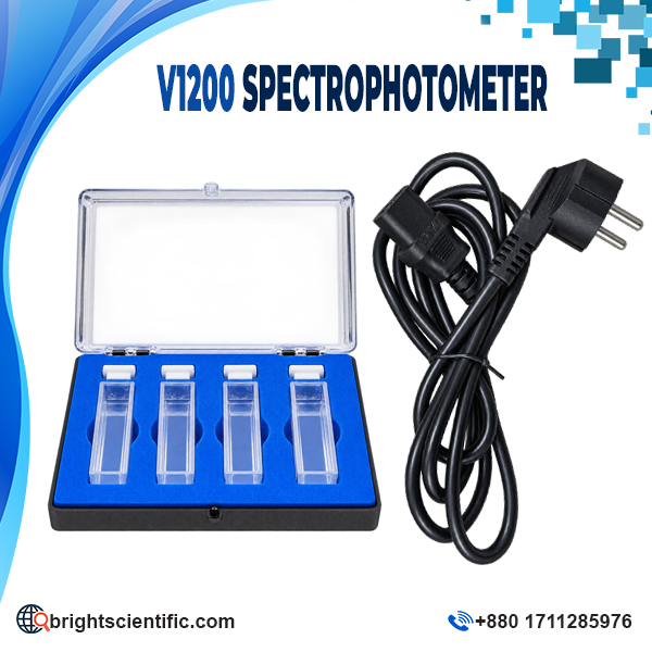 Spectrophotometer V1200 Visible Type 320–1100 nm for laboratory analysis