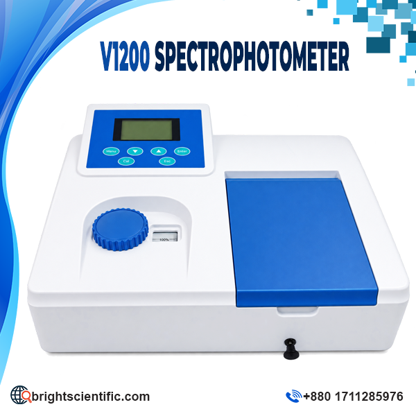 Spectrophotometer V1200 Visible Type 320–1100 nm for laboratory analysis
