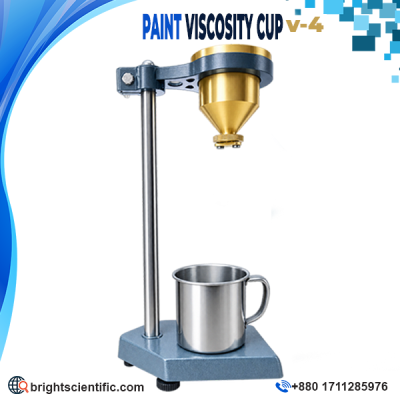 Paint Viscosity Cup V-4 for measuring paint and coating flow viscosity